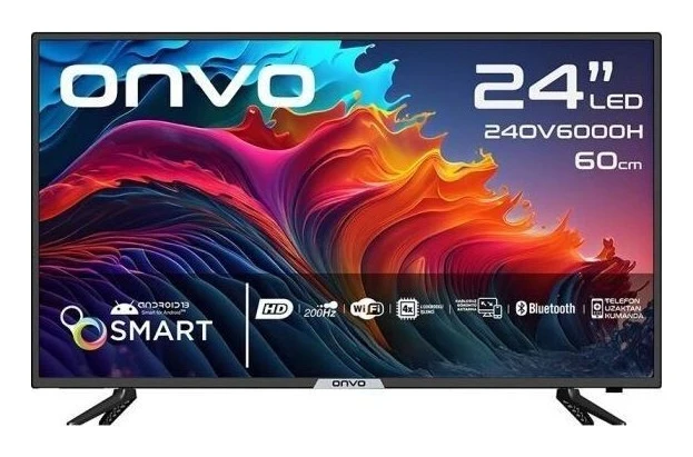 24OV6000H 24'' 60 Ekran Uydu Alıcılı HD Ready Android 13 Smart LED TV – görsel 1