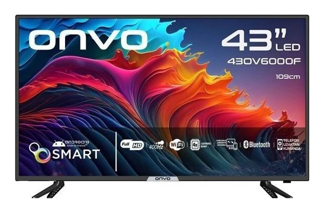 43OV6000F 43" 109 Ekran Uydu Alıcılı Full HD Android 13 Smart LED TV – görsel 1